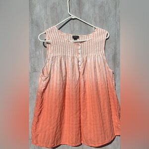 Bright and comfy babydoll sleeveless shirt